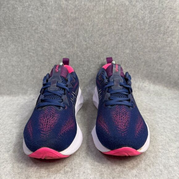 Asics Women's Athletic Shoes - Navy and Pink - Picture 2 of 9
